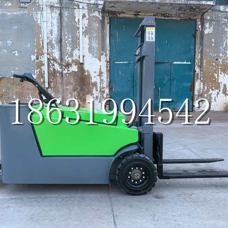 柳林县小型电动叉车1吨2吨步行站驾式电瓶堆高充电装卸车液压升降车铲车